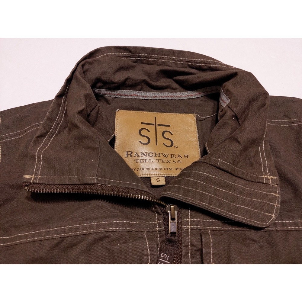 STS Ranchwear Sundance Canvas Jacket Carroll Original Wear Brown Men's Small S - Picture 8 of 13